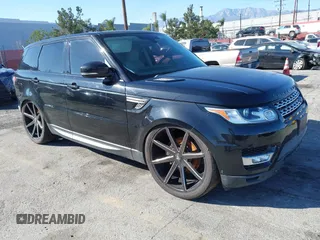 2014 Land Rover Range Rover Sport HSE with VIN SALWR2WF3EA344603, listed as a IAAI auction lot 41682293 with 96,876 mi miles. Bid and sale history available at carsss.com. Image 1.