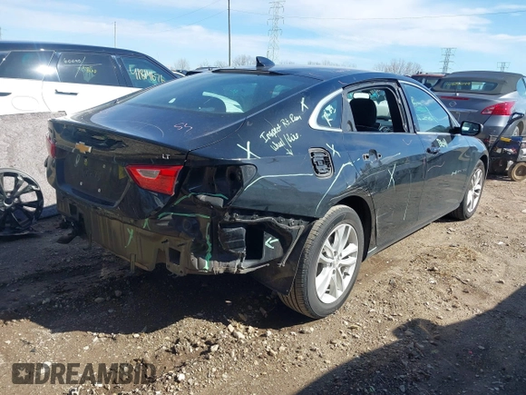 2016 Chevrolet Malibu LT with VIN 1G1ZE5ST6GF325426, listed as a IAAI auction lot 41821940 with 100,000 mi miles and . Bid and sale history available at DreamBid. Image 4.