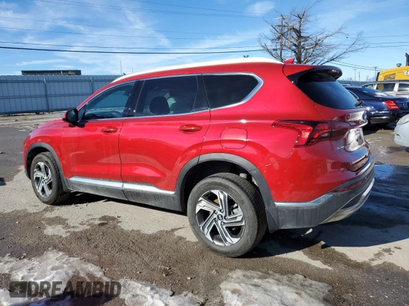 2022 Hyundai Santa Fe SEL with VIN 5NMS2DAJ1NH464469, listed as a Copart auction lot 88728605 with 40,909 mi miles and Salvage Title. Bid and sale history available at carsss.com. Image 2.