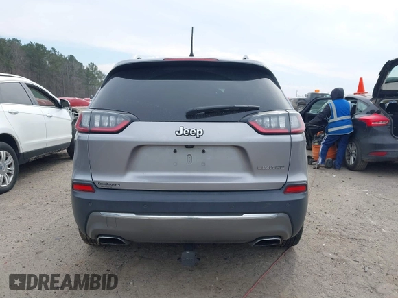 2019 Jeep Cherokee Limited with VIN 1C4PJLDN0KD300846, listed as a IAAI auction lot 41688555 with 54,166 mi miles. Bid and sale history available at carsss.com. Image 16.