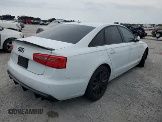 2013 Audi A6 Premium Plus with VIN WAUDFAFC0DN051723, listed as a Copart auction lot 57493605 with 74,881 mi miles and Salvage title. Bid and sale history available at DreamBid. Image 3.