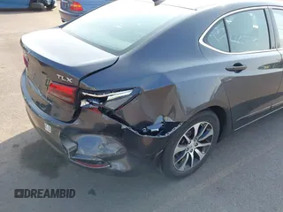 2016 Acura TLX with VIN 19UUB1F37GA009304, listed as a IAAI auction lot 41558307 with 39,567 mi miles. Bid and sale history available at carsss.com. Image 6.
