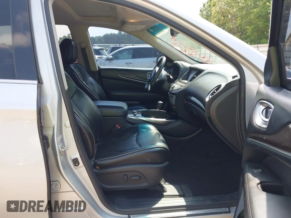 2013 Infiniti JX35 with VIN 5N1AL0MM2DC332434, listed as a IAAI auction lot 42165128 with 182,914 mi miles. Bid and sale history available at carsss.com. Image 5.