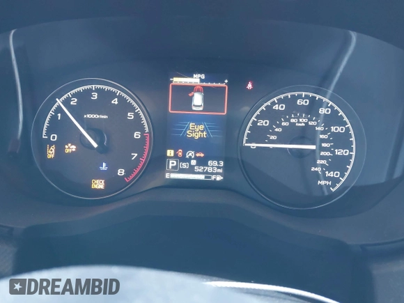 2020 Subaru Forester with VIN JF2SKADC4LH433017, listed as a IAAI auction lot 42013030 with 52,783 mi miles and . Bid and sale history available at DreamBid. Image 7.