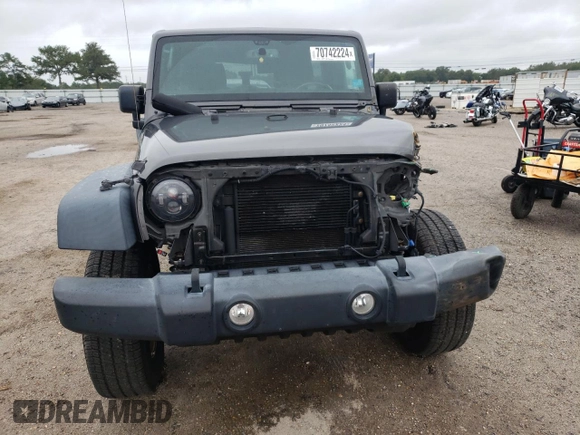 2018 Jeep Wrangler JK Unlimited Sport S with VIN 1C4BJWDG5JL891712, listed as a Copart auction lot 70742224 with 89,860 mi miles and Salvage Title. Bid and sale history available at carsss.com. Image 5.