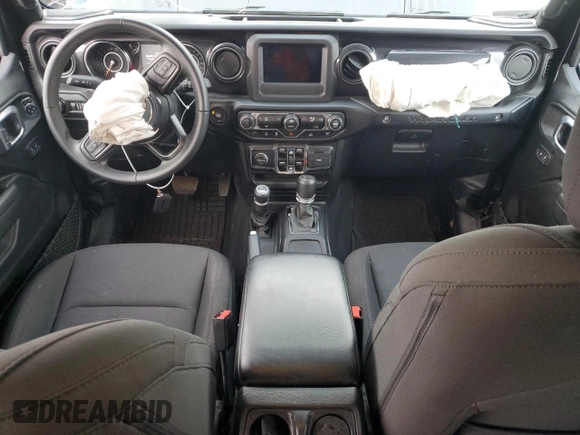 2022 Jeep Wrangler Unlimited High Tide with VIN 1C4HJXDG4NW179888, listed as a Copart auction lot 82601624 with 15,631 mi miles and Salvage Title. Bid and sale history available at DreamBid. Image 8.