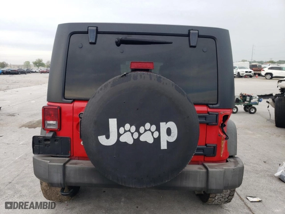 2015 Jeep Wrangler Unlimited Sport with VIN 1C4BJWDG8FL759423, listed as a Copart auction lot 50893605 with 99,770 mi miles and Salvage Title. Bid and sale history available at carsss.com. Image 6.
