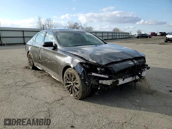 2019 Genesis G80 3.3T Sport with VIN KMHGN4JB6KU290601, listed as a Copart auction lot 42657505 with 29,085 mi miles and Salvage Title. Bid and sale history available at carsss.com. Image 11.