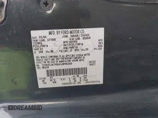 2004 Ford Explorer Sport Trac XLS с VIN 1FMZU67K84UB98360, выставлен на аукционе IAAI как лот 41558930 с пробегом Не указан миль и . История ставок и продаж доступна на DreamBid. Изображение 9.