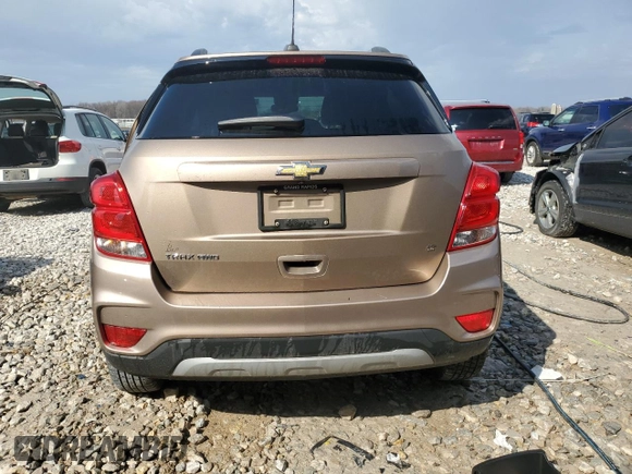2018 Chevrolet Trax LT with VIN 3GNCJPSB7JL360377, listed as a Copart auction lot 50444605 with 61,631 mi miles and Clean Title. Bid and sale history available at carsss.com. Image 6.