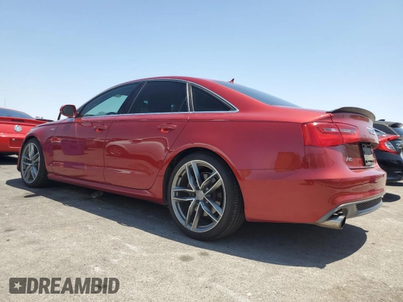 2012 Audi A6 Prestige with VIN WAUHGAFC0CN129527, listed as a Copart auction lot 61984595 with 264,974 mi miles and Salvage title. Bid and sale history available at DreamBid. Image 2.