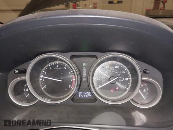 2014 Mazda CX-9 Touring with VIN JM3TB2CA3E0443636, listed as a IAAI auction lot 41324999 with 105,198 mi miles. Bid and sale history available at carsss.com. Image 7.