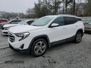 2020 GMC Terrain SLT z VIN 3GKALVEV1LL121337, wystawiony jako Copart lot #45045914 z przebiegiem 113 571 mil mil oraz Szkoda całkowita • Salvage title. Historia ofert i sprzedaży dostępna na DreamBid. Obrazek 1.