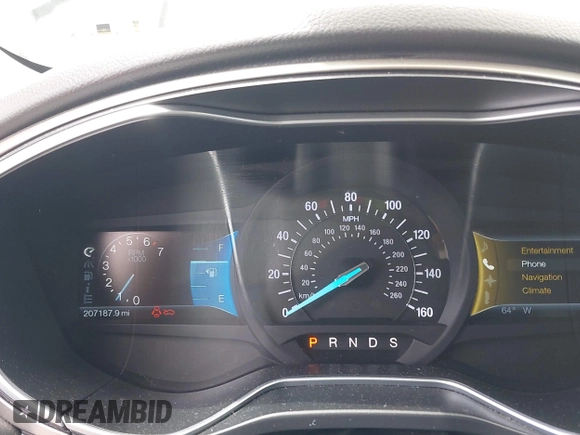 2014 Ford Fusion SE with VIN 3FA6P0H96ER194572, listed as a IAAI auction lot 42205451 with 207,187 mi miles and . Bid and sale history available at carsss.com. Image 7.
