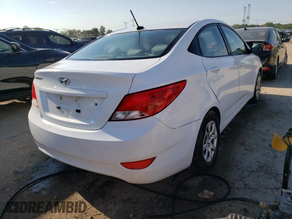 2017 Hyundai Accent SE with VIN KMHCT4AE1HU340568, listed as a Copart auction lot 60994693 with 61,941 mi miles. Bid and sale history available at carsss.com. Image 3.