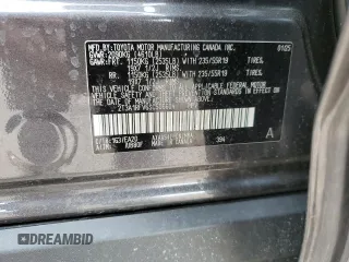 2025 Toyota RAV4 XLE Premium with VIN 2T3A1RFV6SC506604, listed as a Copart auction lot 54878595 with 278 mi miles and Salvage title. Bid and sale history available at DreamBid. Image 14.