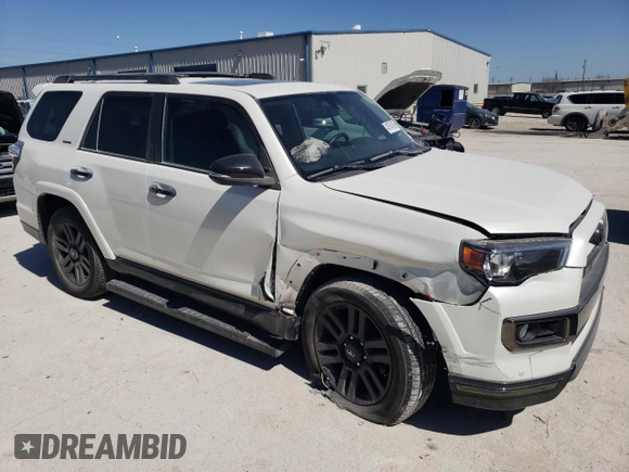 2019 Toyota 4Runner SR5 with VIN JTEBU5JR5K5704574, listed as a Copart auction lot 48764195 with 77,874 mi miles and Salvage title. Bid and sale history available at DreamBid. Image 4.