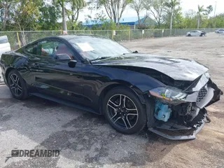 2020 Ford Mustang EcoBoost with VIN 1FA6P8TH2L5166636, listed as a IAAI auction lot 41817299 with 64,823 mi miles. Bid and sale history available at carsss.com. Image 1.