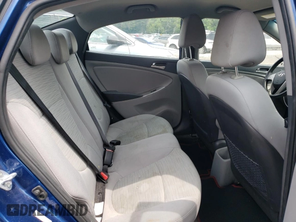 2016 Hyundai Accent SE with VIN KMHCT4AE6GU011184, listed as a Copart auction lot 60473493 with 80,848 mi miles. Bid and sale history available at carsss.com. Image 10.