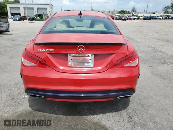2018 Mercedes-Benz CLA 250 with VIN WDDSJ4EB7JN600225, listed as a Copart auction lot 65221515 with 145,422 mi miles and Clean title. Bid and sale history available at DreamBid. Image 6.