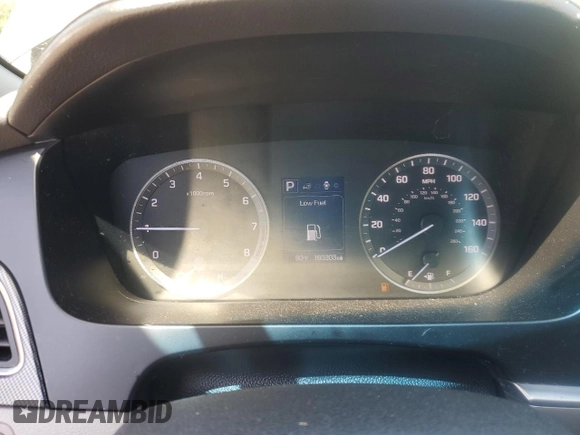2016 Hyundai Sonata Sport with VIN 5NPE34AF7GH373850, listed as a Copart auction lot 54975115 with 160,303 mi miles and Clean Title. Bid and sale history available at DreamBid. Image 9.