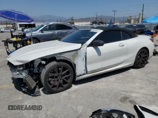 2019 BMW 8 Series M850i xDrive with VIN WBAFY4C54KBX39166, listed as a Copart auction lot 58597925 with 38,192 mi miles and Salvage title. Bid and sale history available at DreamBid. Image 1.