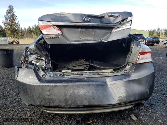 2013 Honda Accord Sdn LX with VIN 1HGCR2F3XDA258219, listed as a Copart auction lot 46344885 with 87,362 mi miles and Salvage Title. Bid and sale history available at carsss.com. Image 6.