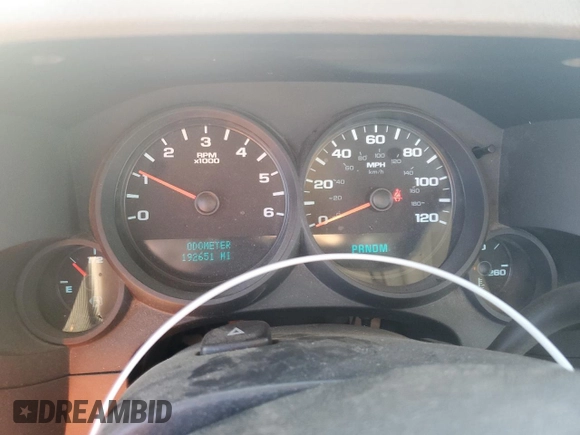 2011 Chevrolet Silverado 1500 Work Truck with VIN 1GCRKPE39BZ207465, listed as a Copart auction lot 88478205 with 192,651 mi miles and Salvage Title. Bid and sale history available at DreamBid. Image 9.