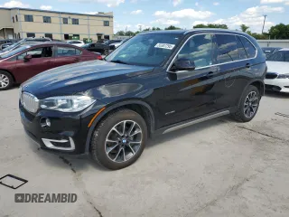 2017 BMW X5 xDrive35i with VIN 5UXKR0C30H0V80977, listed as a Copart auction lot 55307295 with 95,534 mi miles and Salvage title. Bid and sale history available at DreamBid. Image 1.