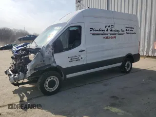 2021 Ford Transit Cargo z VIN 1FTBR1X84MKA46392, wystawiony jako Copart lot #47795405 z przebiegiem 50 592 mil mil oraz Szkoda całkowita • Salvage title. Historia ofert i sprzedaży dostępna na DreamBid. Obrazek 1.