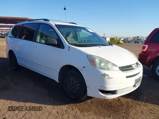 2005 Toyota Sienna CE with VIN 5TDZA23C05S251546, listed as a IAAI auction lot 41811154 with 199,317 mi miles. Bid and sale history available at carsss.com. Image 1.