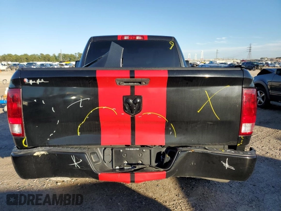2017 Ram 1500 Tradesman with VIN 3C6JR6AG8HG504979, listed as a Copart auction lot 43332495 with 69,936 mi miles and Salvage title. Bid and sale history available at DreamBid. Image 6.