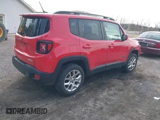 2017 Jeep Renegade Latitude with VIN ZACCJBBB7HPG27689, listed as a IAAI auction lot 42010657 with 143,202 mi miles. Bid and sale history available at carsss.com. Image 4.