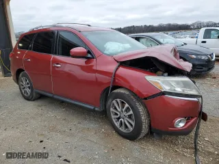 2016 Nissan Pathfinder SL with VIN 5N1AR2MNXGC607796, listed as a Copart auction lot 87588895 with 0 mi miles and Salvage Title. Bid and sale history available at carsss.com. Image 4.
