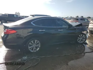 2013 Infiniti M37 with VIN JN1BY1AR3DM601389, listed as a Copart auction lot 79294144 with 127,969 mi miles and Salvage Title. Bid and sale history available at carsss.com. Image 3.