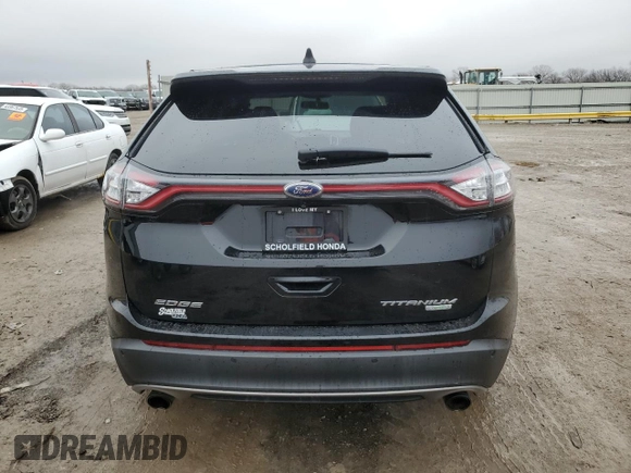 2017 Ford Edge Titanium z VIN 2FMPK3K95HBB20324, wystawiony jako Copart lot #43431055 z przebiegiem 108 006 mil mil oraz Szkoda całkowita • Salvage title. Historia ofert i sprzedaży dostępna na DreamBid. Obrazek 6.