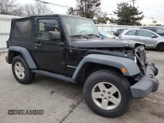 2010 Jeep Wrangler Sport with VIN 1J4AA2D15AL208420, listed as a Copart auction lot 50907635 with 133,840 mi miles and Salvage Title. Bid and sale history available at carsss.com. Image 4.