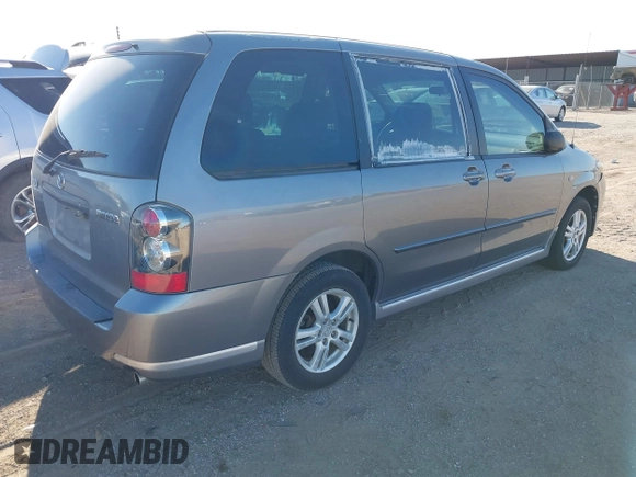 2005 Mazda MPV LX with VIN JM3LW28A850547486, listed as a IAAI auction lot 41138215 with 159,132 mi miles and . Bid and sale history available at carsss.com. Image 4.