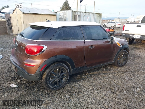 2014 MINI Paceman z VIN WMWSS1C58EWN94368, wystawiony jako IAAI lot #41377194 z przebiegiem 56 897 mil mil oraz . Historia ofert i sprzedaży dostępna na DreamBid. Obrazek 4.