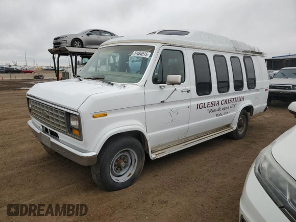 1991 Ford Econoline Cargo with VIN 1FDHS34H8MHB30853, listed as a Copart auction lot 51464515 with 68,455 mi miles and Clean Title. Bid and sale history available at DreamBid. Image 1.