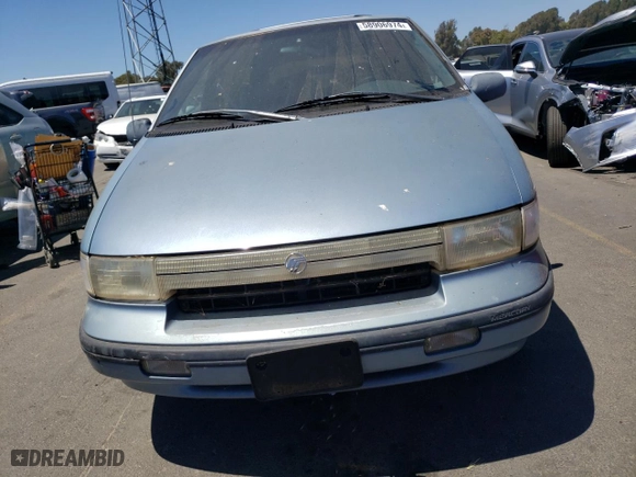 1994 Mercury Villager Wagon GS with VIN 4M2DV11WXRDJ06886, listed as a Copart auction lot 58906974 with 127,904 mi miles and Salvage Title. Bid and sale history available at carsss.com. Image 5.