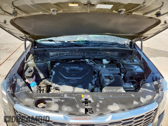 2021 Kia Telluride EX with VIN 5XYP34HCXMG188876, listed as a Copart auction lot 58031525 with 74,182 mi miles and Salvage title. Bid and sale history available at DreamBid. Image 12.