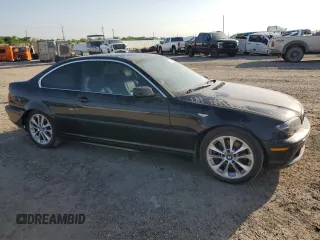 2005 BMW 3 Series 330Ci with VIN WBABD53415PD99380, listed as a Copart auction lot 52743025 with 172,537 mi miles and Salvage Title. Bid and sale history available at carsss.com. Image 4.