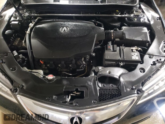 2017 Acura TLX V6 w/Advance Pkg with VIN 19UUB2F76HA007103, listed as a Copart auction lot 88563265 with 49,740 mi miles and Salvage title. Bid and sale history available at DreamBid. Image 11.