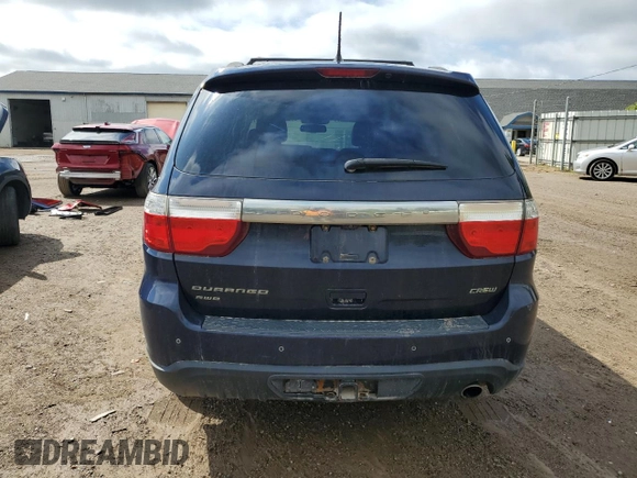 2013 Dodge Durango Crew with VIN 1C4RDJDG3DC535529, listed as a Copart auction lot 55379075 with 225,762 mi miles and Non repairable. Bid and sale history available at DreamBid. Image 6.