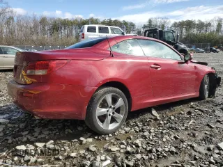 2011 Lexus IS 250 C with VIN JTHFF2C28B2515559, listed as a Copart auction lot 47809825 with 151,037 mi miles and Salvage title. Bid and sale history available at DreamBid. Image 3.