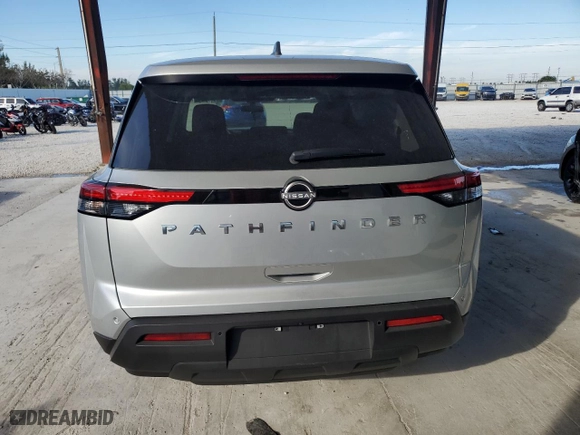 2024 Nissan Pathfinder S with VIN 5N1DR3AA7RC293984, listed as a Copart auction lot 42740525 with 1,627 mi miles and Salvage Title. Bid and sale history available at carsss.com. Image 6.