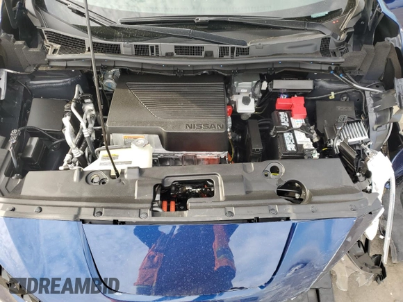 2022 Nissan LEAF SV Plus with VIN 1N4BZ1CV8NC564082, listed as a Copart auction lot 49554945 with 15,394 mi miles and Salvage title. Bid and sale history available at DreamBid. Image 11.