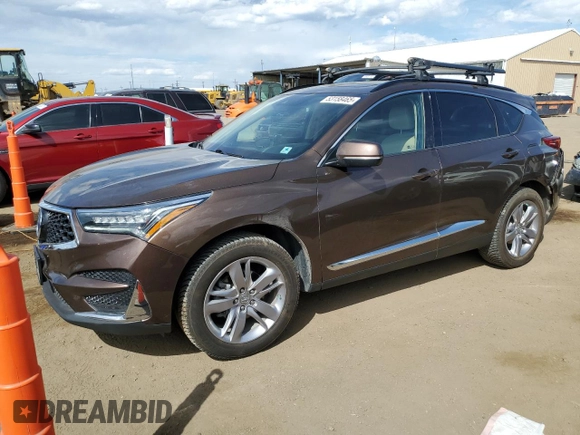 2019 Acura RDX Advance with VIN 5J8TC2H70KL023590, listed as a Copart auction lot 53158465 with 84,231 mi miles and Salvage Title. Bid and sale history available at DreamBid. Image 1.