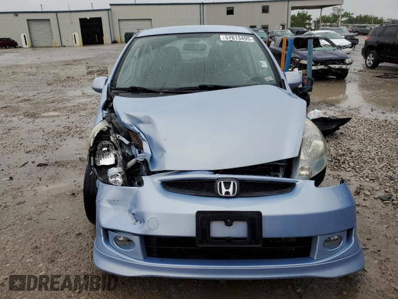 2008 Honda Fit Sport z VIN JHMGD38648S051884, wystawiony jako Copart lot #57613495 z przebiegiem Nie podano mil oraz Szkoda całkowita • Salvage title. Historia ofert i sprzedaży dostępna na DreamBid. Obrazek 5.